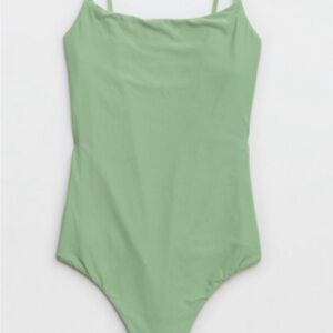 Aerie Green SmoothEZ Bodysuit